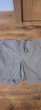 Women's Athletic Shorts with Drawstring Waist in Grey